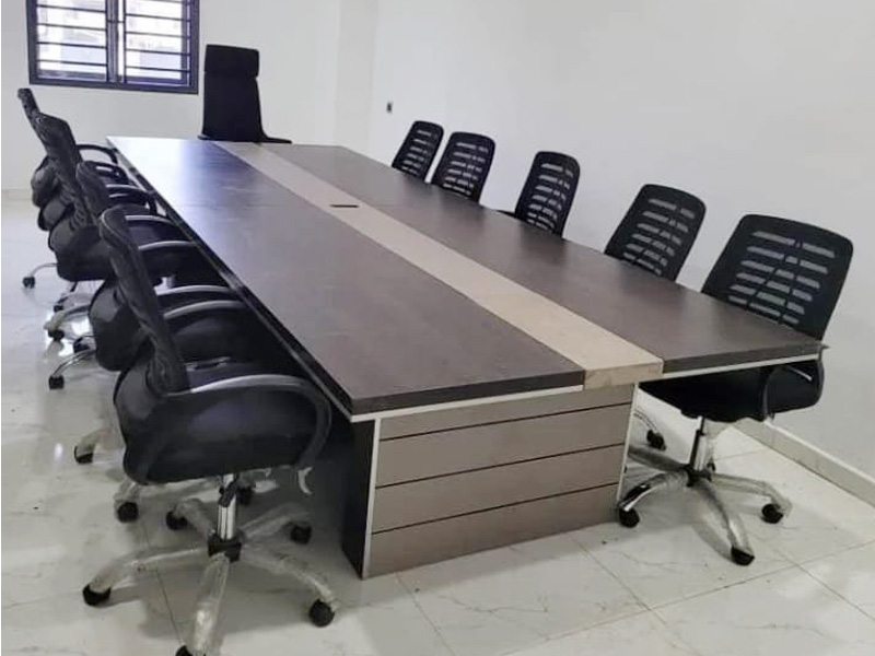Brown Conference Table