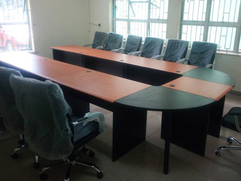 Brown Conference Table