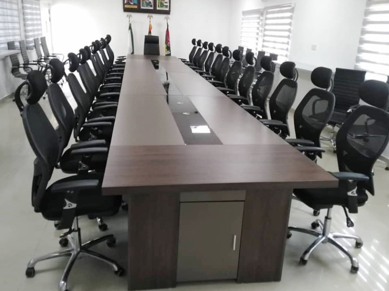 Brown Conference Table