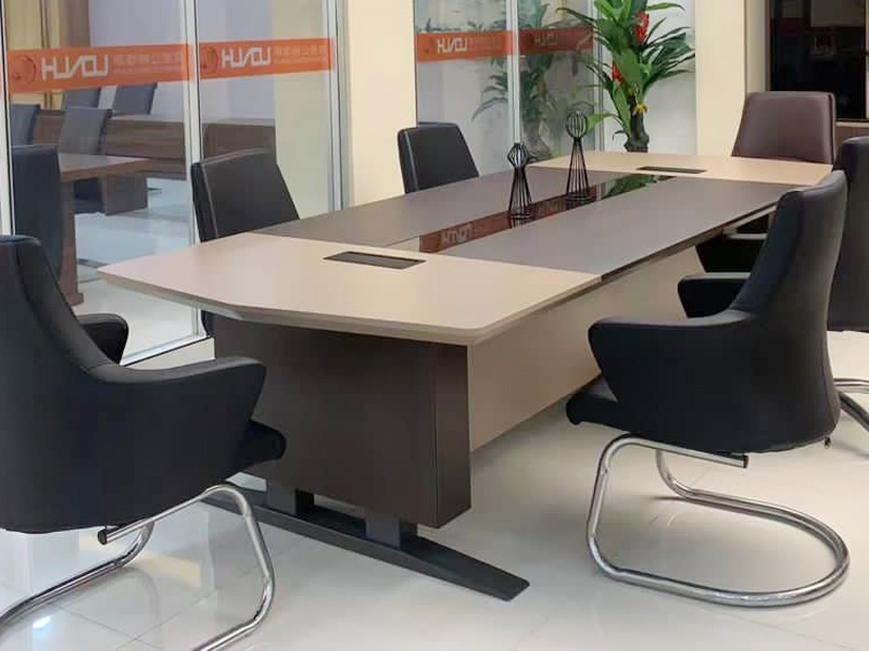 Brown Meeting Table