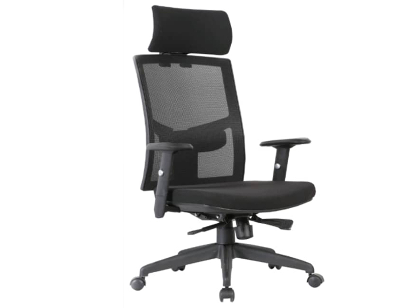 Gray Mesh Back Executive Swivel Chair