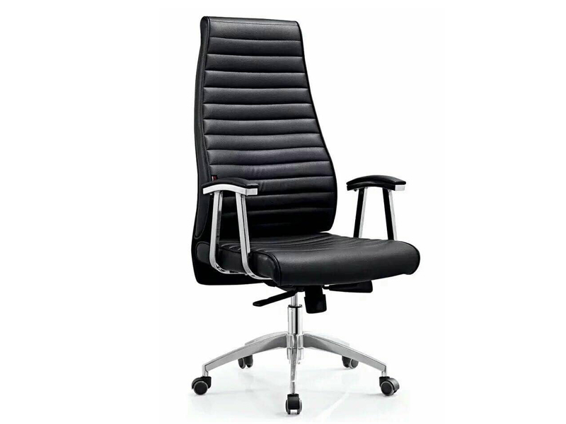 Hign Back Black Leather Executive Swivel Chair