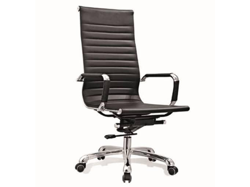 High Back Leather Swivel Chair