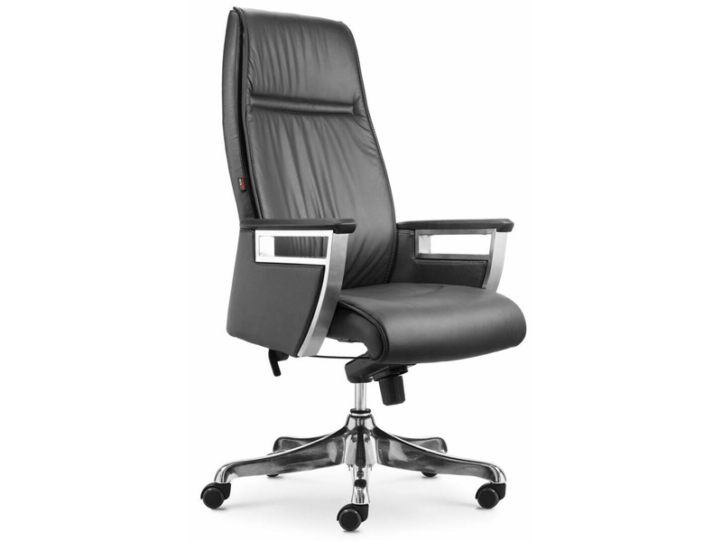 Quality High Back Black Leather Executive Swivel Chair