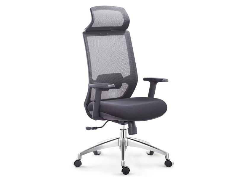 Mesh High Back Swivel Chair with Adjustable Armrests