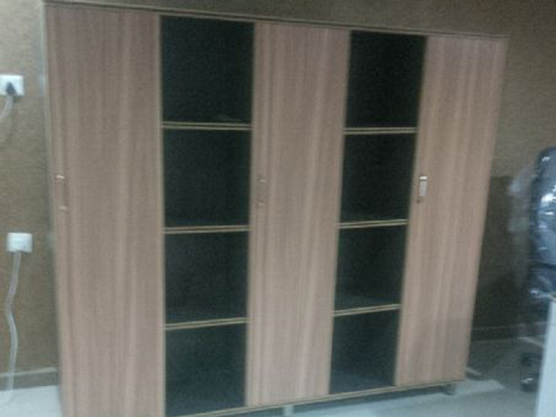 Brown Wooden Office Storage