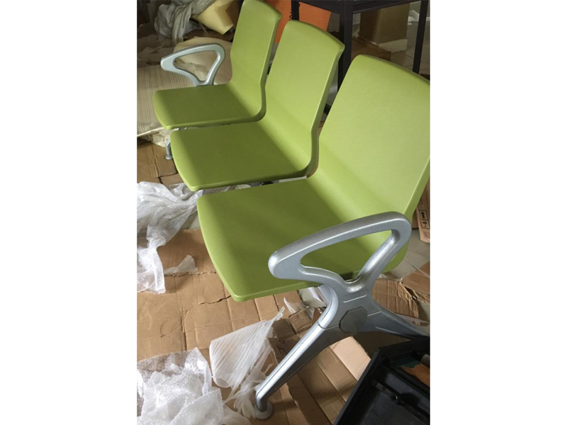 3 Seater Green Waiting Chair